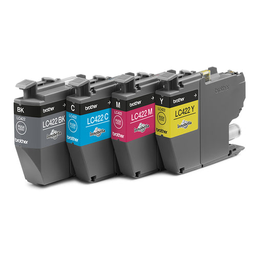 Brother LC422VAL ink cartridge 4 pc(s) Original Black, Cyan, Magenta, Yellow Brother LC422VAL ink cartridge 4 pc(s) Original Black, Cyan, Magenta, Yellow